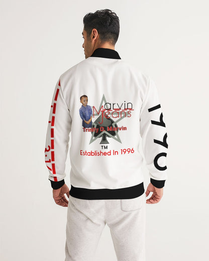 John 3:16 by Marvin Jeans and Trinity D Marvin Men's Track Jacket