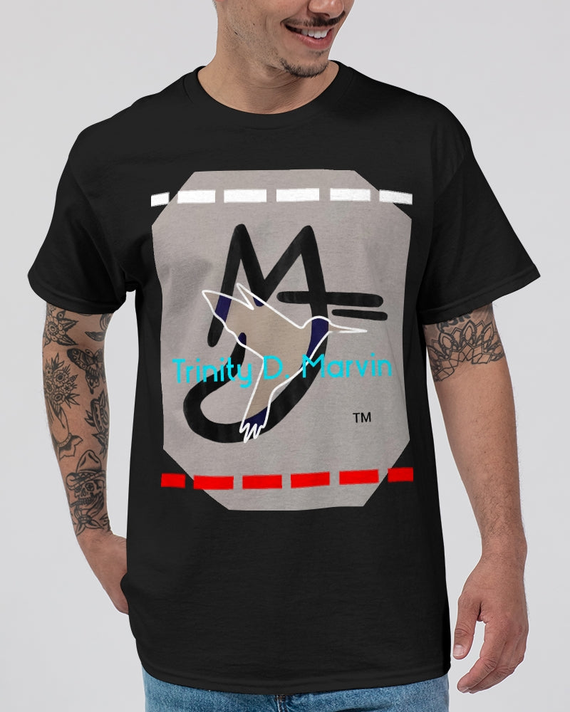 Black light grey by Marvin Jeans and Trinity D Marvin Unisex Ultra Cotton T-Shirt | Gildan