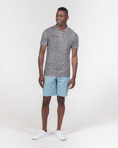 Wool ,by Marvin Jeans and Trinity D Marvin Men's Slim Fit Short Sleeve Polo
