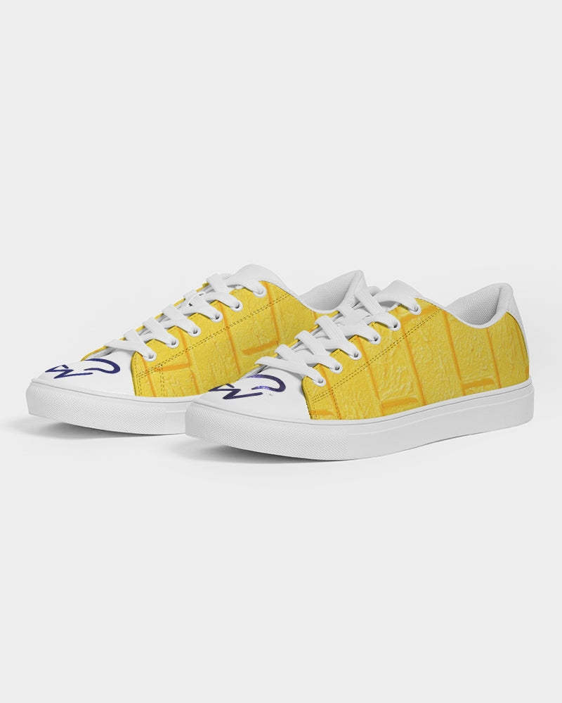 Brick city Yellow brick by Marvin Jeans and Trinity D Marvin Men's Faux-Leather Sneaker
