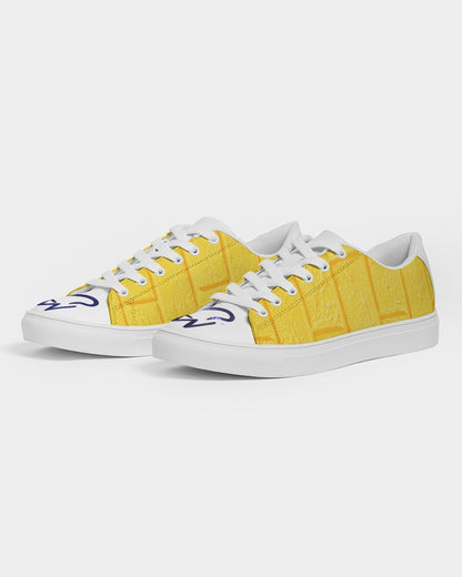 Brick city Yellow brick by Marvin Jeans and Trinity D Marvin Men's Faux-Leather Sneaker