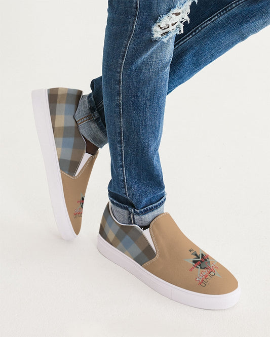 @plaids Men's Slip-On Canvas Shoe