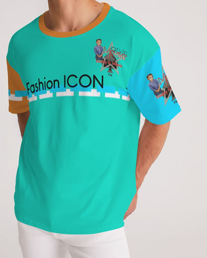 Color tide dark mint by Marvin Jeans and Trinity D Marvin Men's Premium Heavyweight Tee