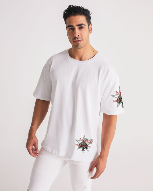 All white BY MARVIN JEANS Men's Premium Heavyweight Tee