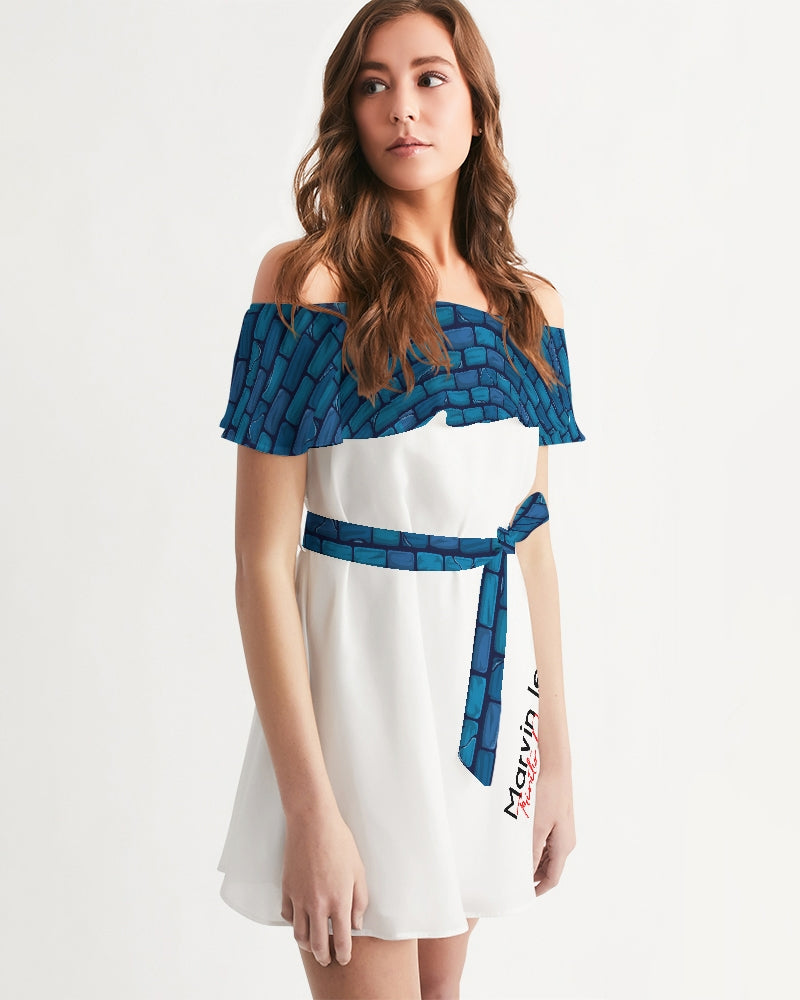 Brick City Women's Off-Shoulder Dress