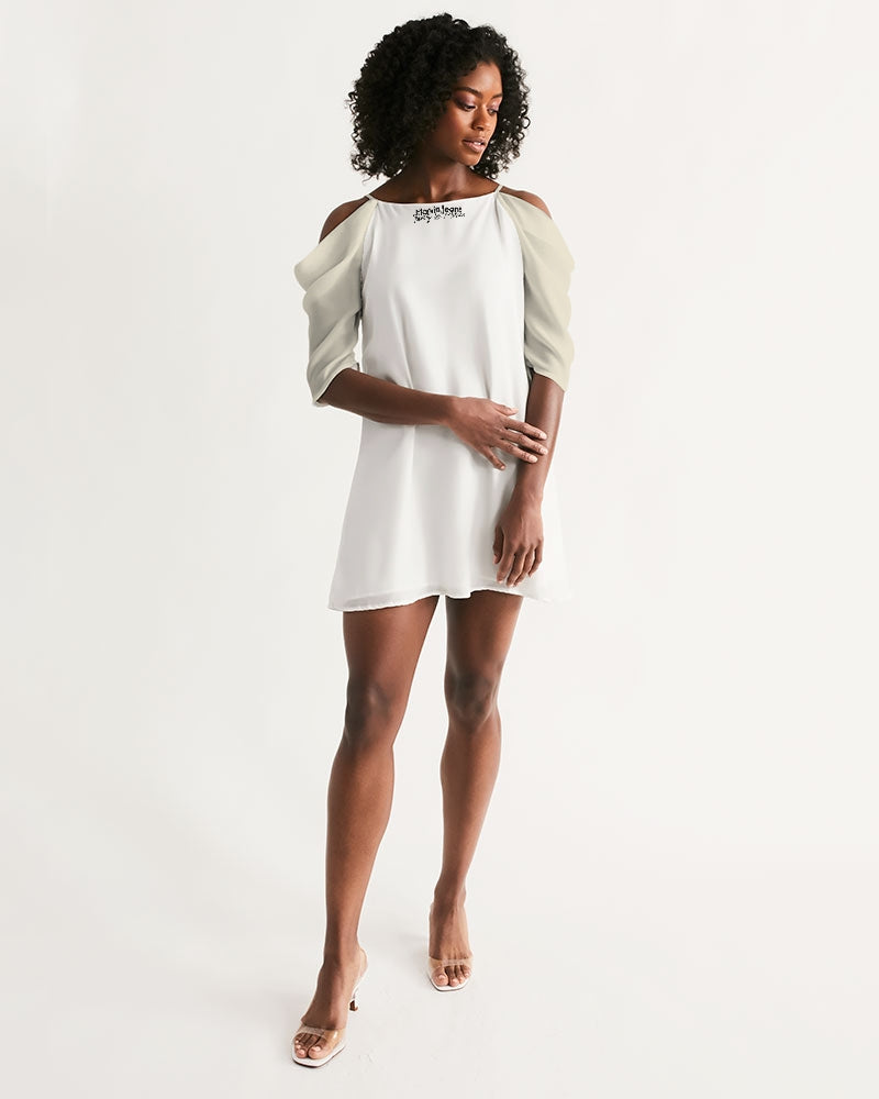 Blake MARVIN JEANS Women's Open Shoulder A-Line Dress