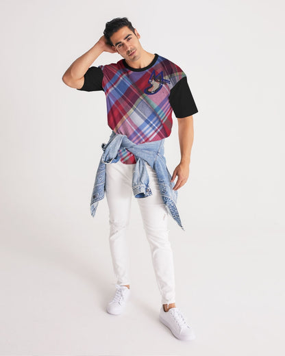 Plaids by Marvin Jeans and Trinity D Marvin Men's Premium Heavyweight Tee