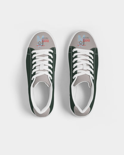Above greatness light gray  Men's Faux-Leather Sneaker