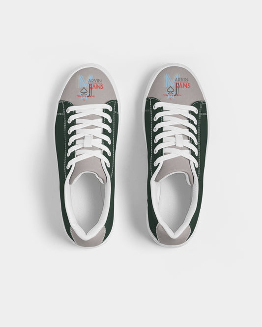 Above greatness light gray  Men's Faux-Leather Sneaker