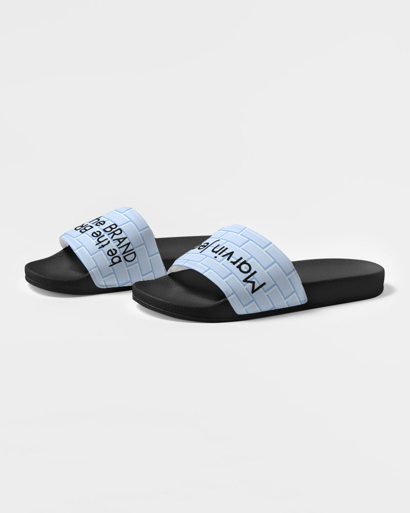 Baby blue brick Men's Slide Sandal