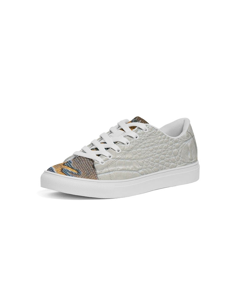 Gator white calf print BY MARVIN JEANS Men's Faux-Leather Sneaker