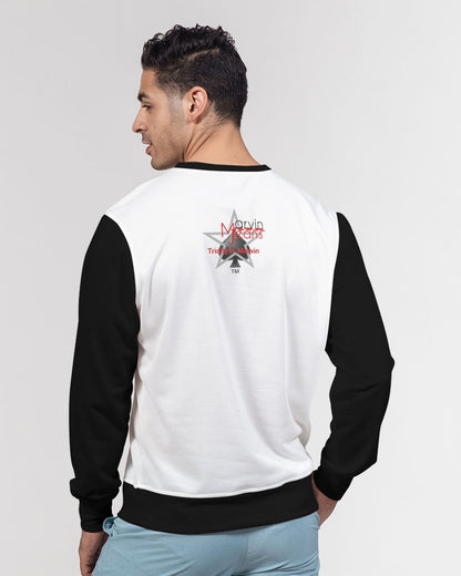 Sent from heaven by Marvin Jeans and Trinity D.Marvin Men's Classic French Terry Crewneck Pullover