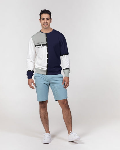 OG by Marvin Jeans and Trinity D Marvin Men's Classic French Terry Crewneck Pullover