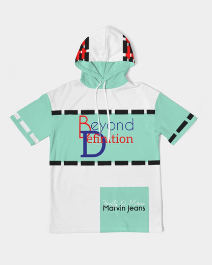 Beyond definition light mint by Marvin Jeans and Trinity D Marvin Men's Premium Heavyweight Short Sleeve Hoodie
