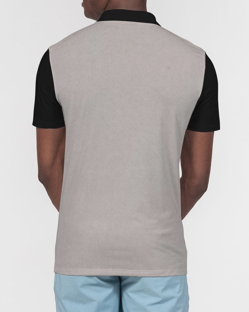 #John 3:16 light grey by Marvin Jeans and Trinity D Marvin Men's Slim Fit Short Sleeve Polo