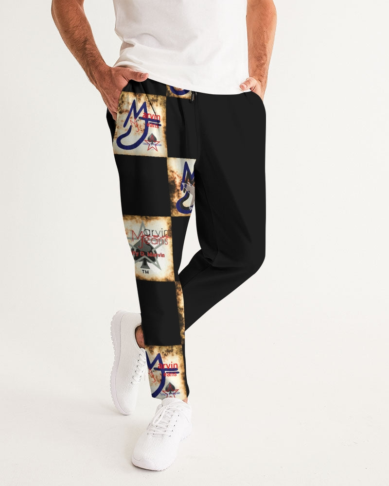 Bold gold logo's by Marvin Jeans and Trinity D Marvin Men's Joggers