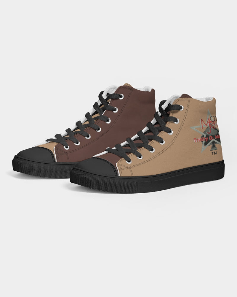 In da mix Men's Hightop Canvas Shoe - Black