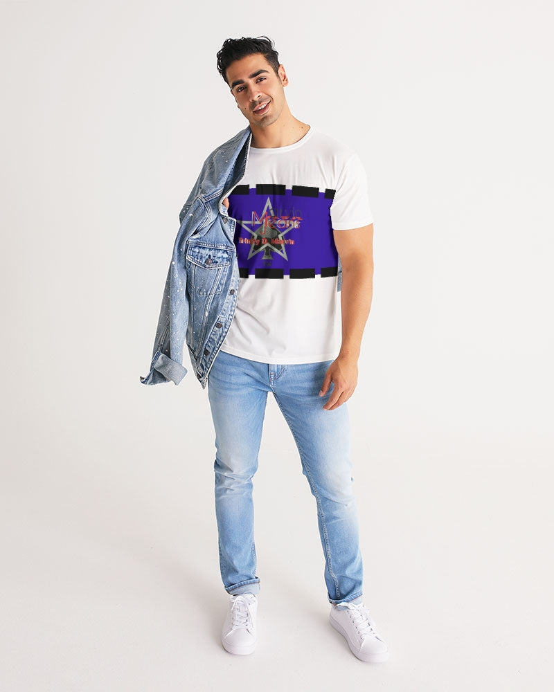 Blue cross by Trinity D Marvin and Marvin Jeans  Men's Tee