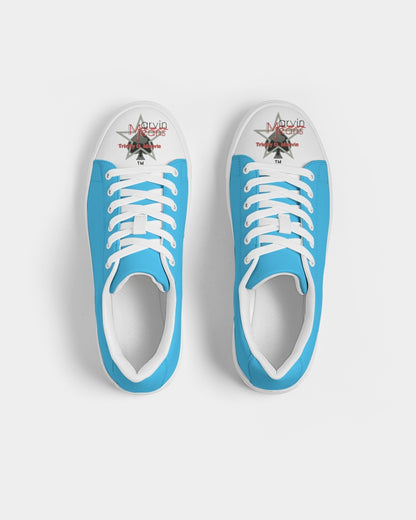 Loud blue by Marvin Jeans and Trinity D Marvin Men's Faux-Leather Sneaker