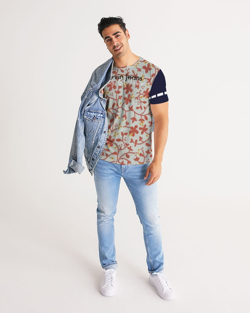 Wildwood, blue, by Marvin Jeans and Trinity D Marvin Men's Tee