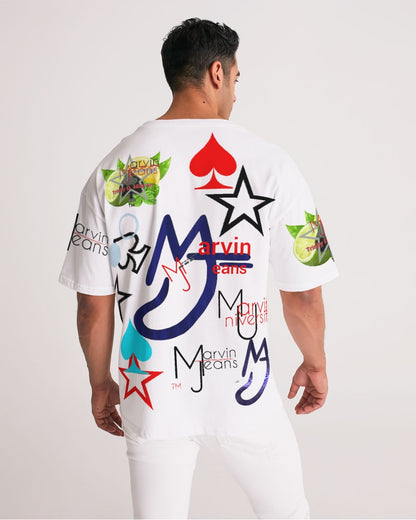 From rags to glory Logo's 2.0 by Marvin Jeans and Trinity D Marvin Men's Premium Heavyweight Tee