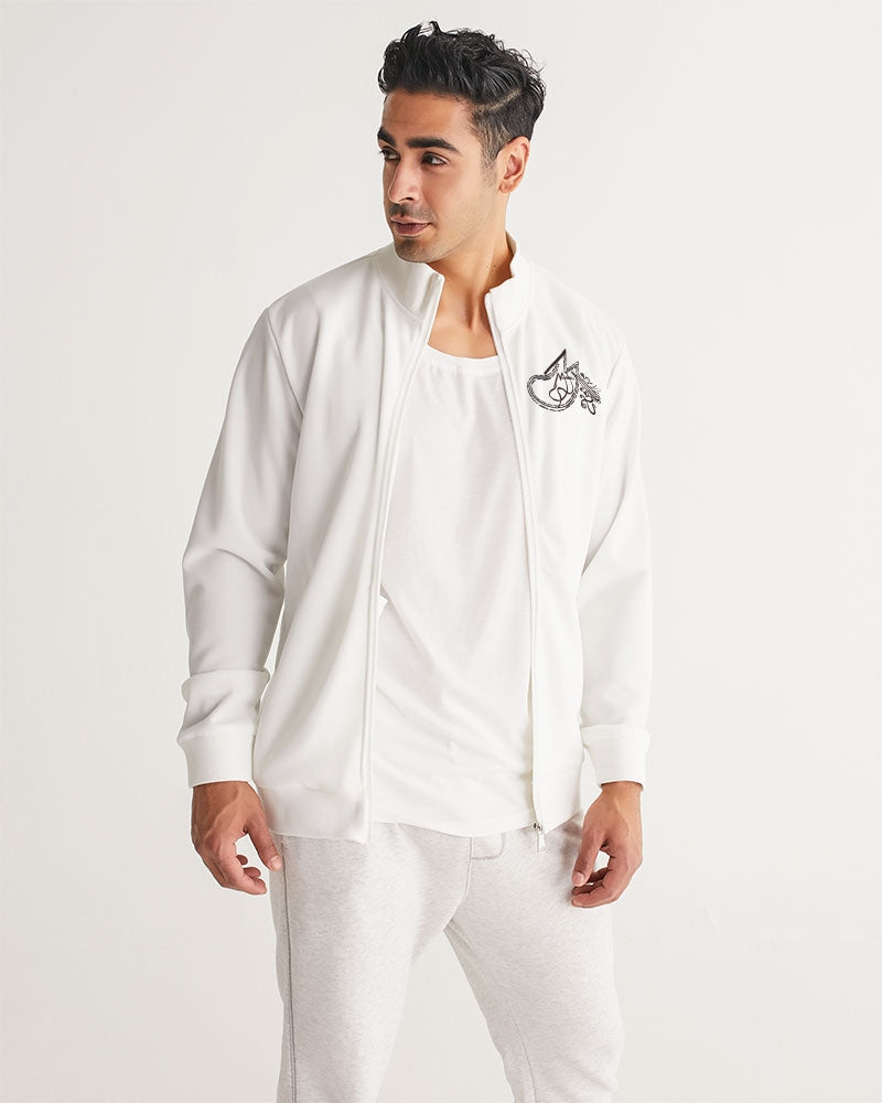All white Marvin Jeans  Men's Track Jacket