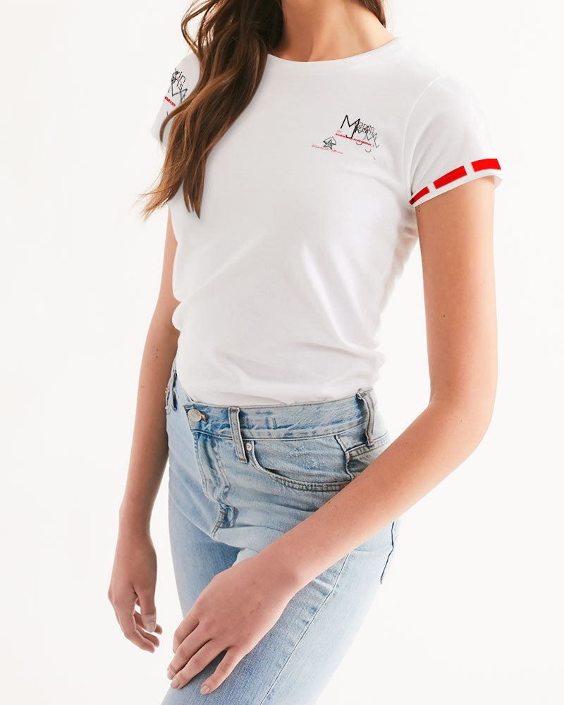 All white Marvin Jeans Women's Tee