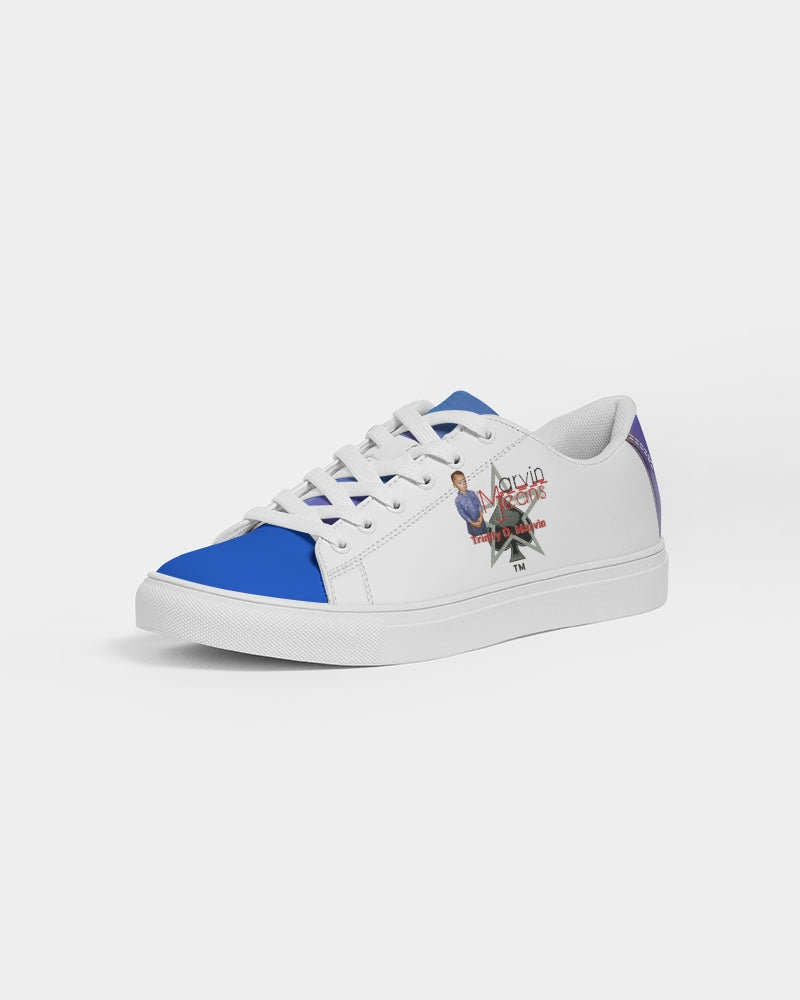 Faded remix by Marvin Jeans and Trinity D Marvin Men's Faux-Leather Sneaker