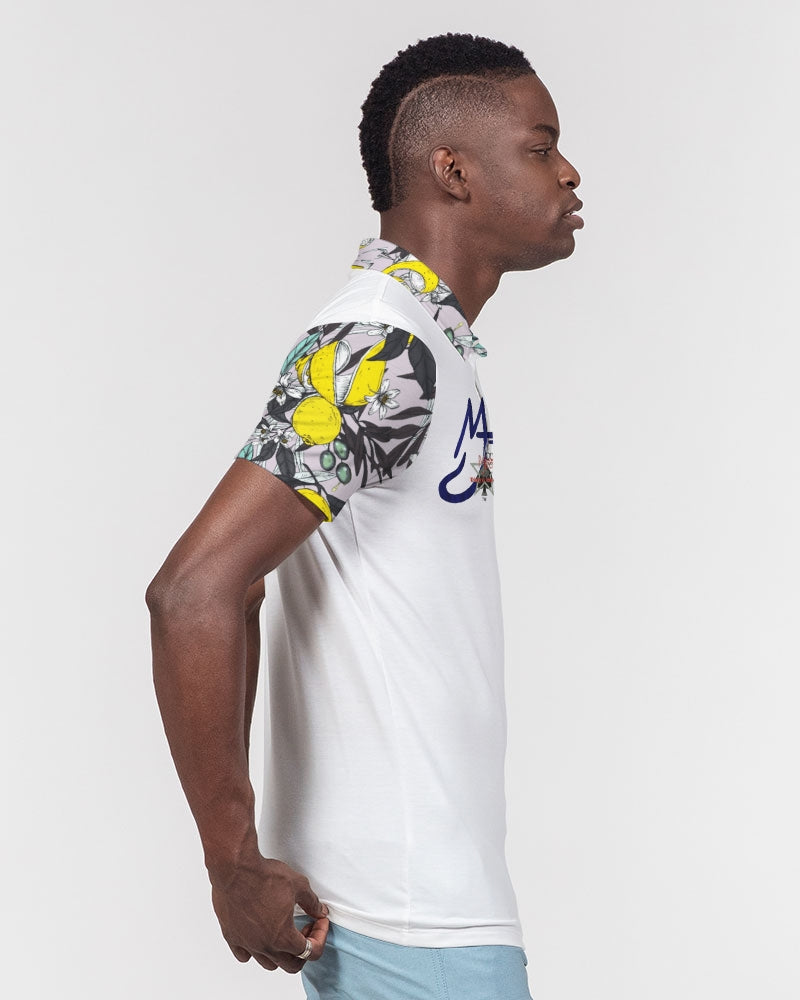 Forest by Marvin Jeans and Trinity D Marvin Men's Slim Fit Short Sleeve Polo