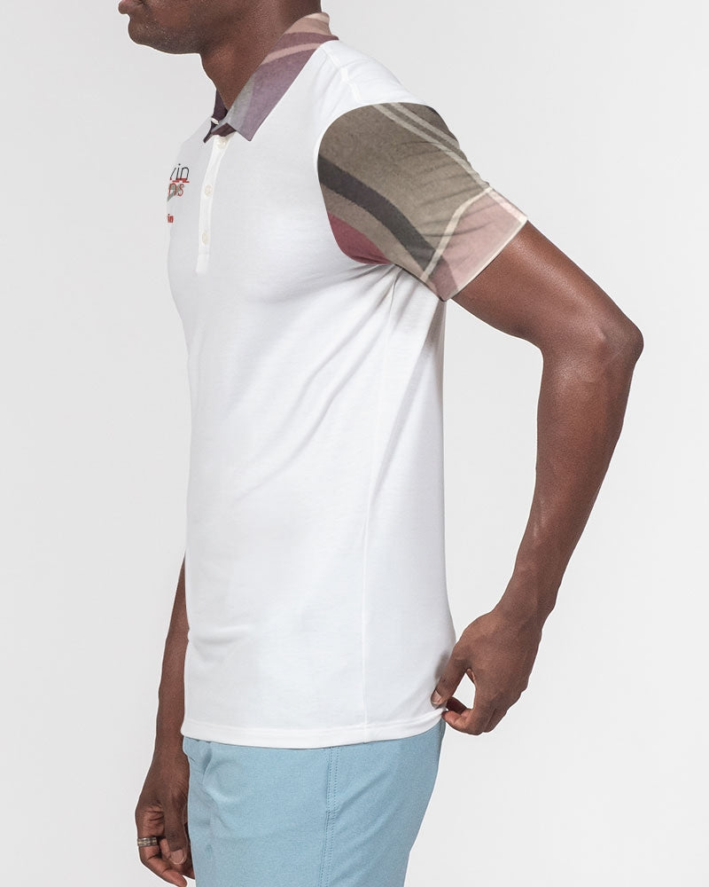 Zero by Marvin Jeans and Trinity D Marvin Men's Slim Fit Short Sleeve Polo