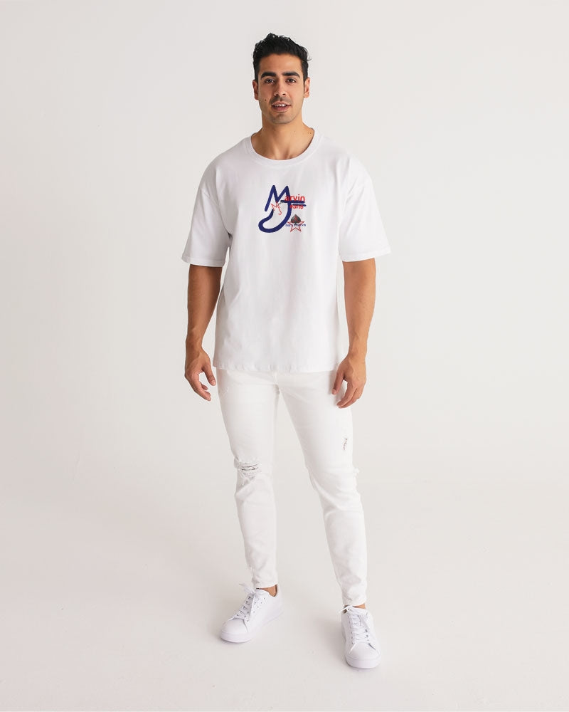 All white 3.1 by Marvin Jeans and Trinity D Marvin Men's Premium Heavyweight Tee