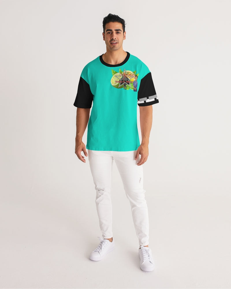 Dark mint Lemon lime by Marvin Jeans and Trinity D Marvin Men's Premium Heavyweight Tee