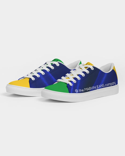 GREATER Men's Faux-Leather Sneaker