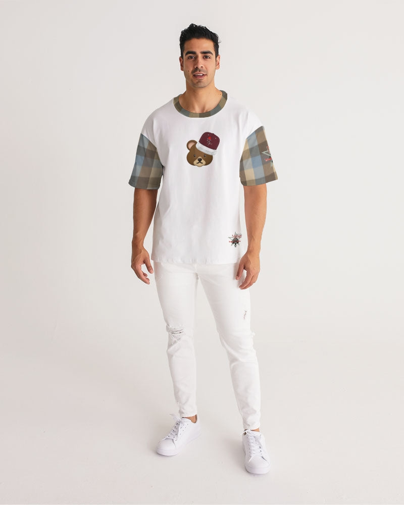 @plaids bear cap Men's Premium Heavyweight Tee