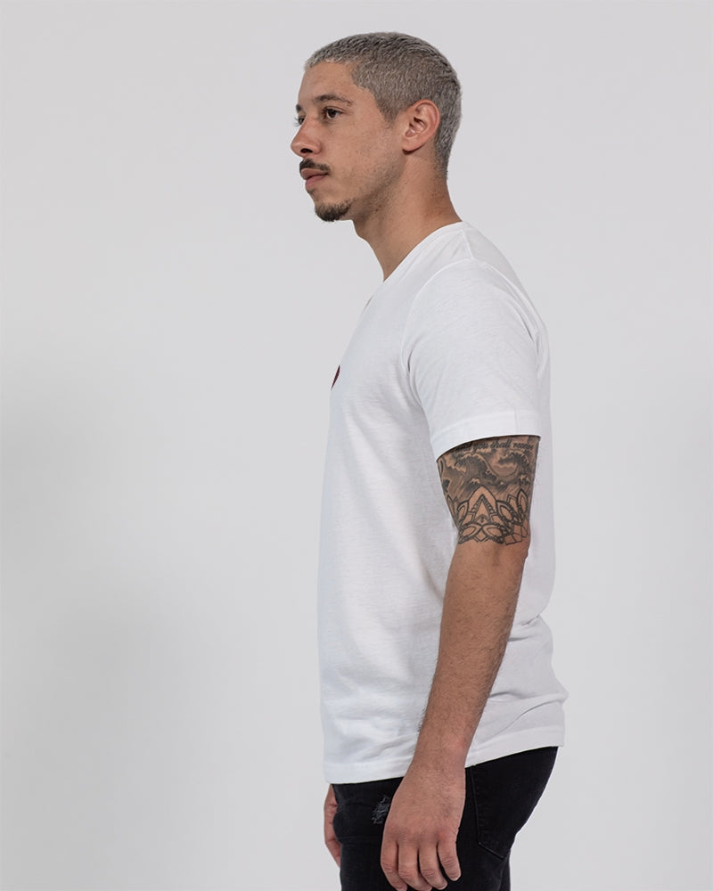 Bear cap by Marvin Jeans and Trinity D Marvin Unisex Jersey V-Neck Tee | Bella + Canvas