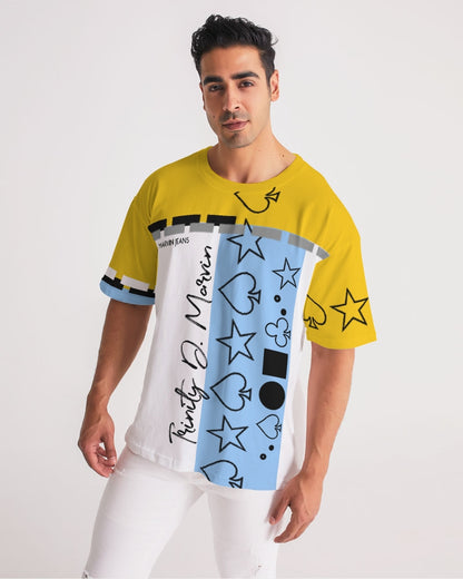Yellow baby blue BY MARVIN JEANS Men's Premium Heavyweight Tee