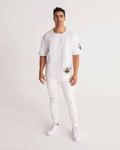 All white BY MARVIN JEANS Men's Premium Heavyweight Tee