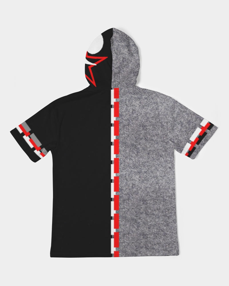 Wool and black by Marvin Jeans and Trinity D Marvin Men's Premium Heavyweight Short Sleeve Hoodie