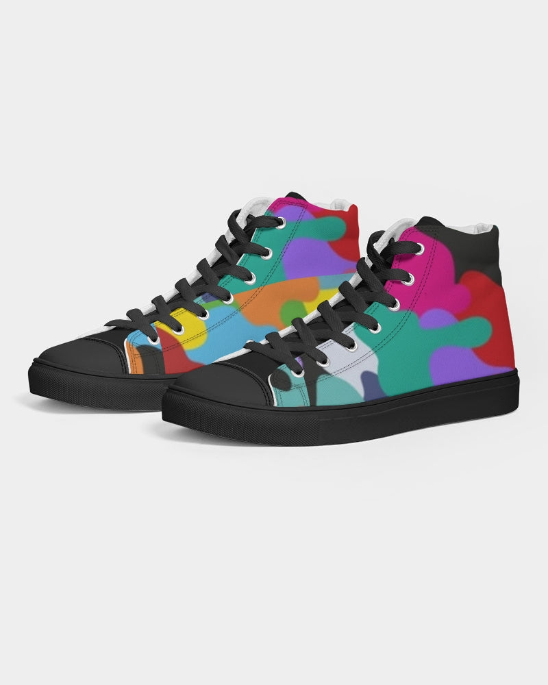Crazy combo by Marvin Jeans and Trinity D Marvin Men's Hightop Canvas Shoe - Black