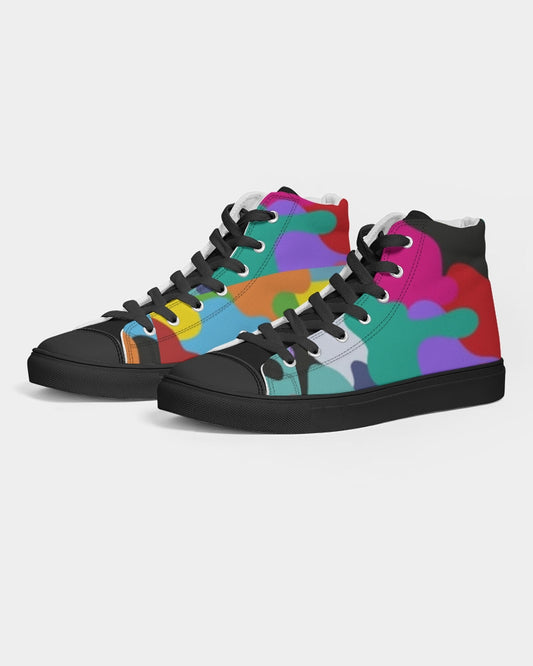 Crazy combo by Marvin Jeans and Trinity D Marvin Men's Hightop Canvas Shoe - Black