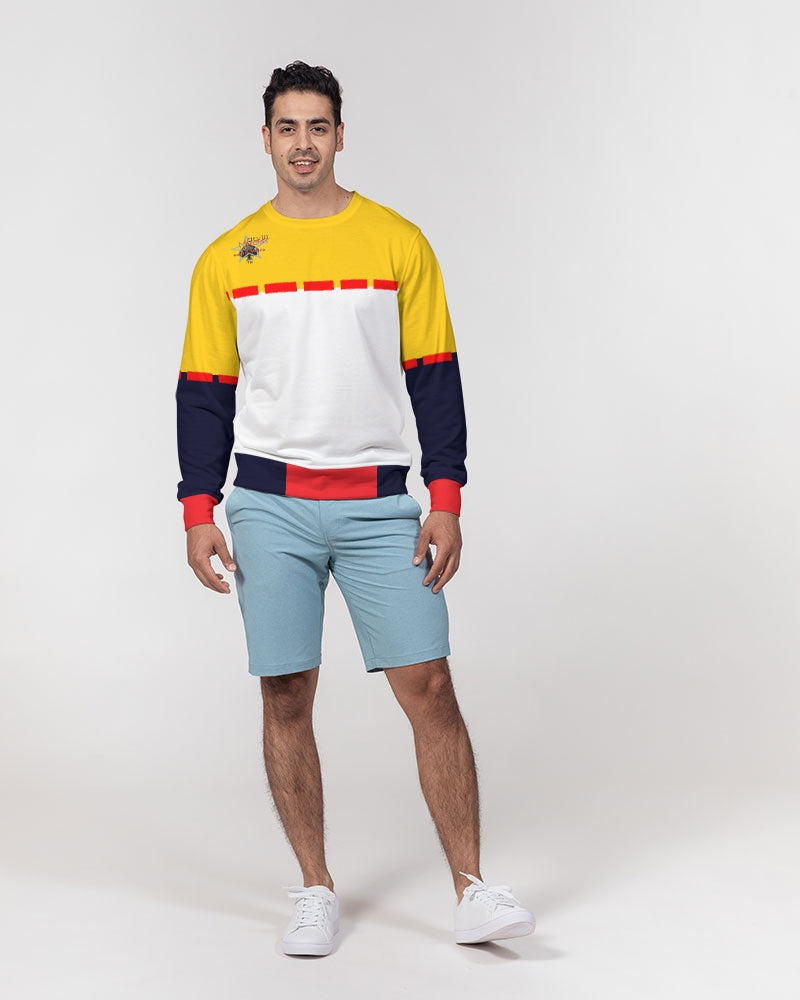 K'Kay by Marvin Jeans and Trinity D Marvin Men's Classic French Terry Crewneck Pullover