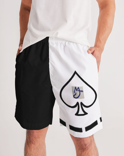 Black & white BY MARVIN JEANS Men's Jogger Shorts