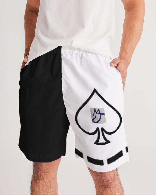 Black & white BY MARVIN JEANS Men's Jogger Shorts