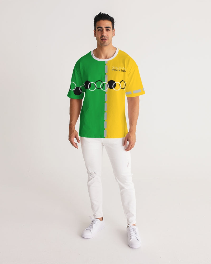 Lemon Lime Green Bay BY MARVIN JEANS Men's Premium Heavyweight Tee