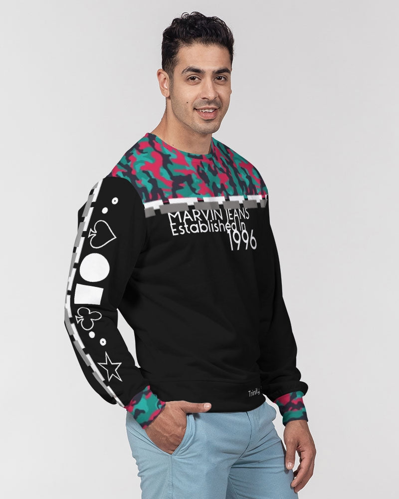 Brilliant Men's Classic French Terry Crewneck Pullover