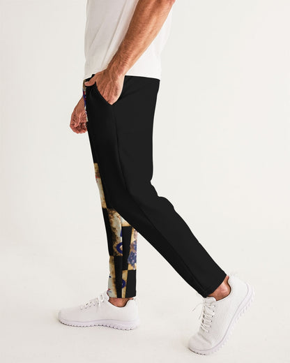 Bold gold logo's by Marvin Jeans and Trinity D Marvin Men's Joggers