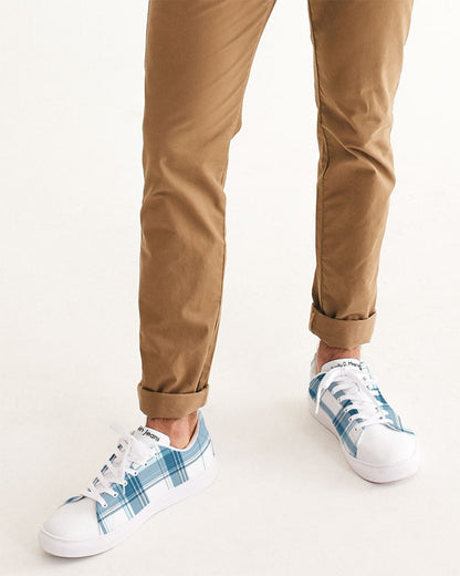Mega Plaids Men's Faux-Leather Sneaker