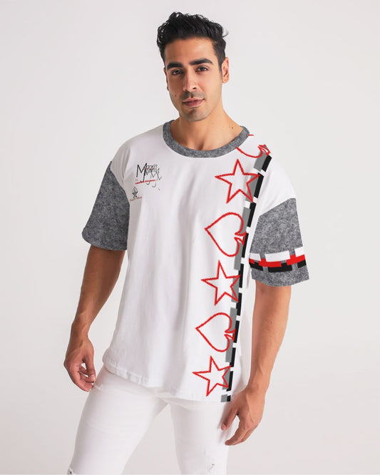 Wool sleeve by Marvin Jeans and Trinity D Marvin Men's Premium Heavyweight Tee