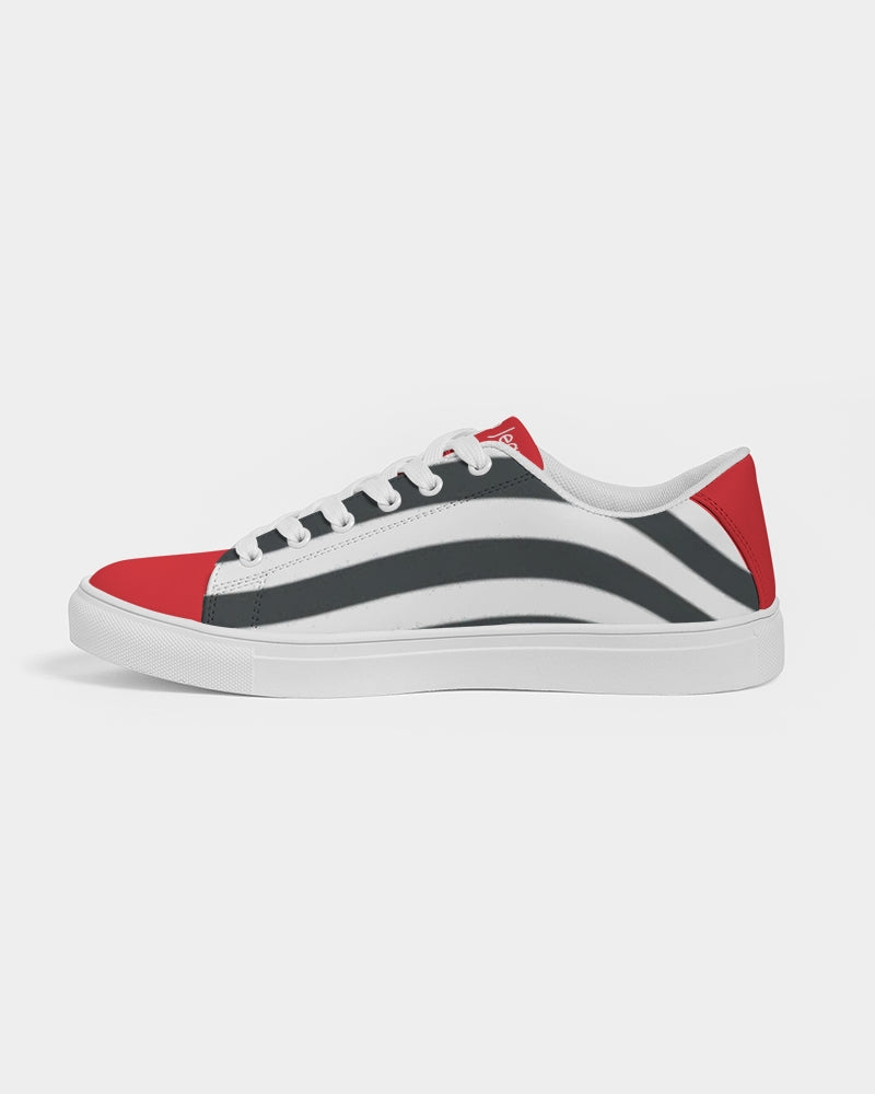 Zebra red by Trinity D Marvin Men's Faux-Leather Sneaker