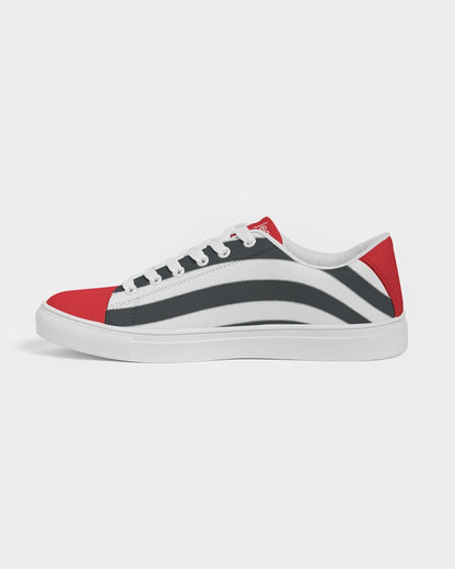 Zebra red by Trinity D Marvin Men's Faux-Leather Sneaker